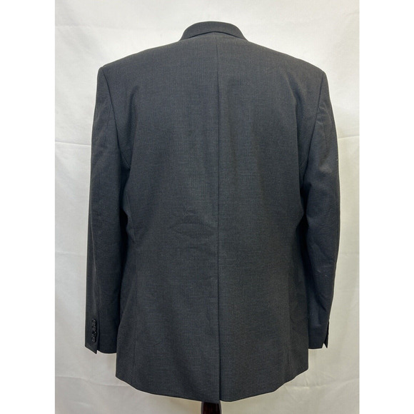 Lauren Ralph Lauren Sport Coat 42R Grey Check Houndstooth Blazer Jacket FS Chrty - Picture 3 of 12